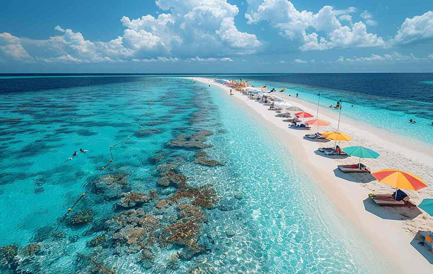 Lakshadweep island beach